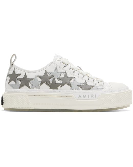 Amiri White Stars Court Low Sneakers