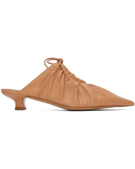 By Malene Birger Tan Masey Leather Mules