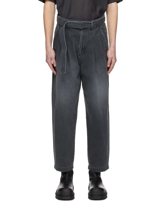 Attachment Tapered Jeans