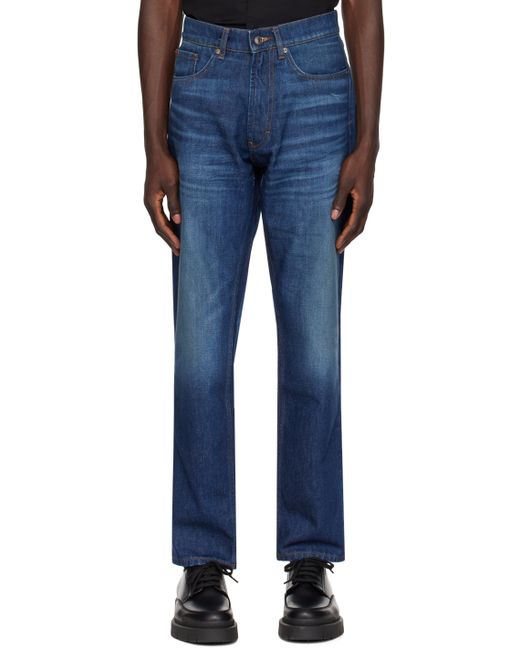 Hugo Boss Blue Five-Pocket Jeans