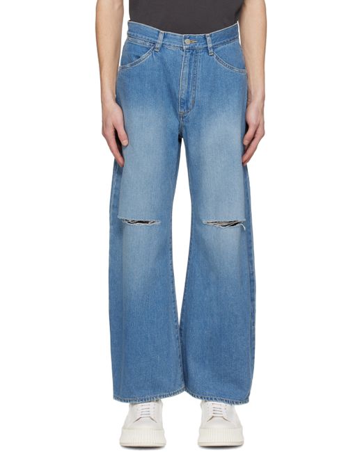Attachment Blue Distressed Jeans