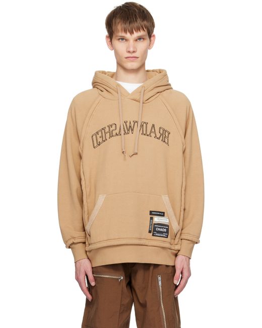 Undercover Tan Embroidered Hoodie