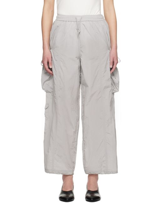 Kijun Gray Shirring Pocket Lounge Pants