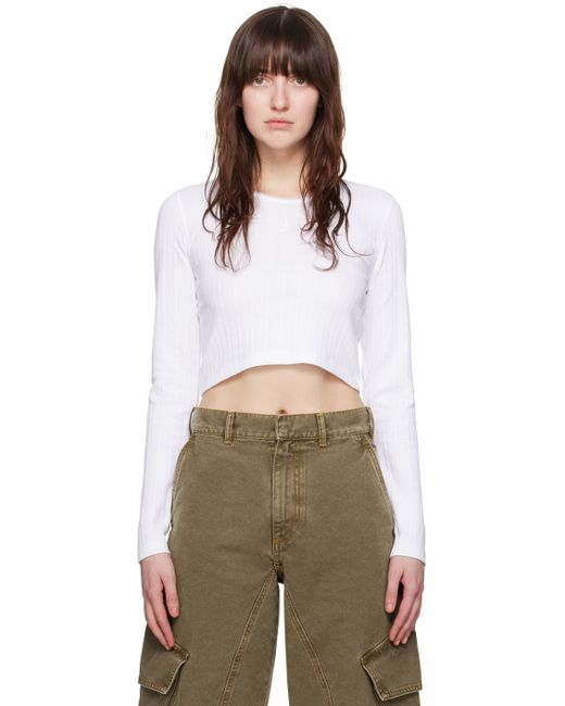 J.W.Anderson Cropped Long Sleeve T-Shirt
