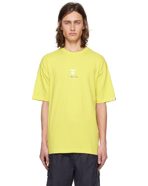 AAPE by A Bathing Ape Yellow Bonded T-Shirt