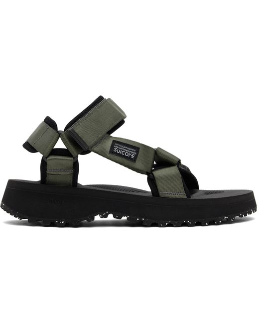 Suicoke Black DEPA-2TRab Sandals