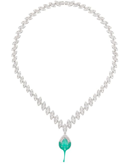 Ottolinger Silver Diamond Dip Necklace