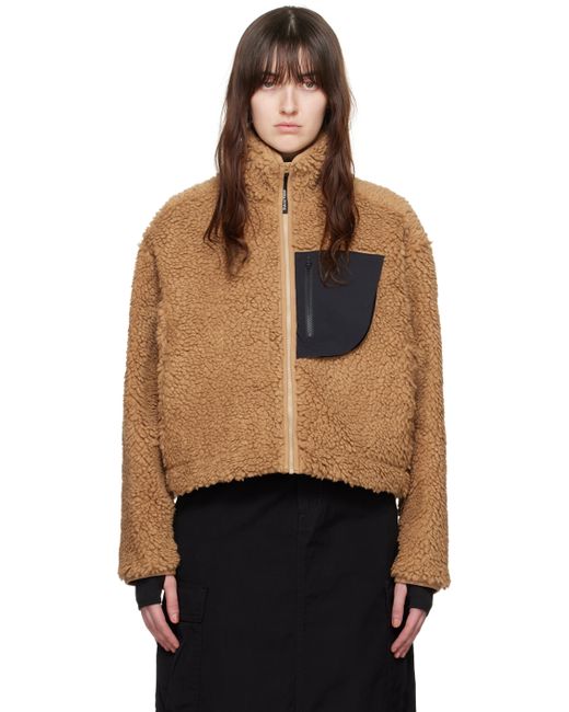District Vision Tan Cropped Jacket