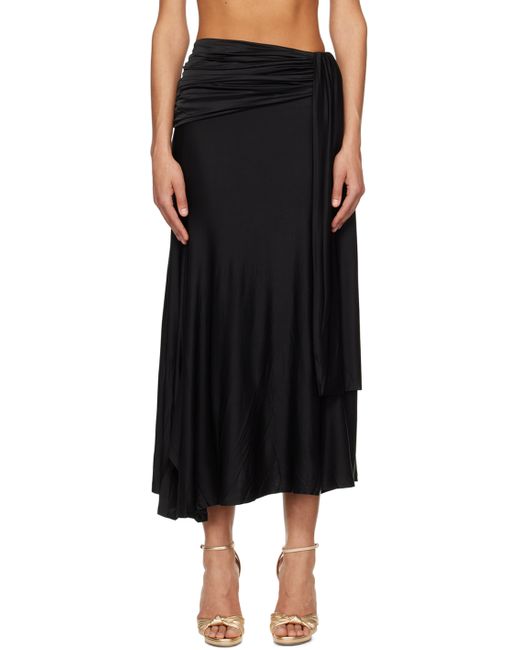 Rabanne Ruched Maxi Skirt