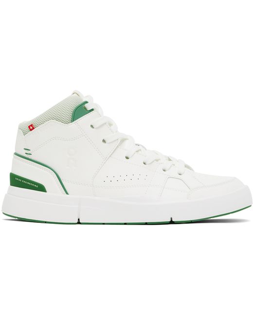 On White THE ROGER Clubhouse Mid Sneakers