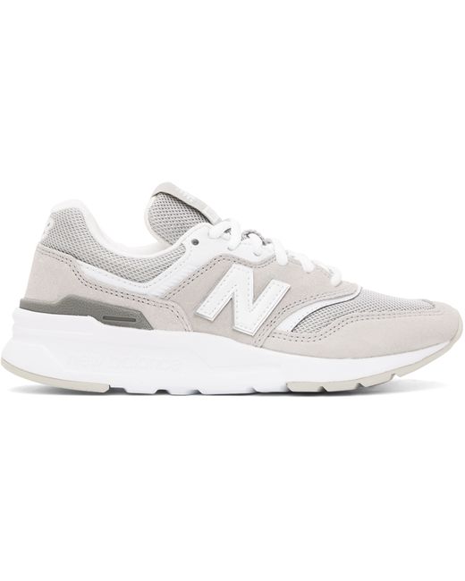 New Balance White 997H Sneakers