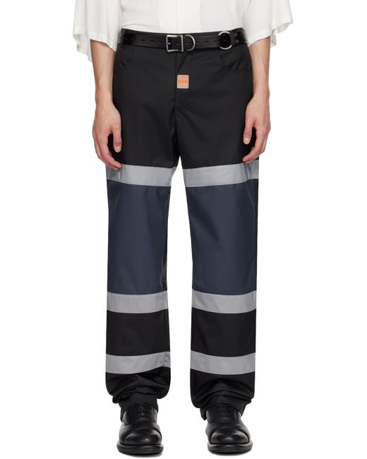 Martine Rose Black Navy Safety Trousers