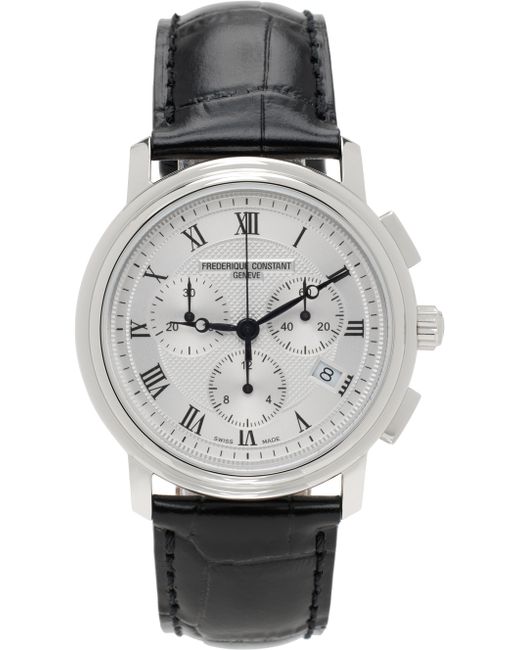 Frederique Constant Black Classics Quartz Chronograph Watch