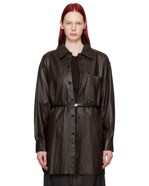 Lemaire Loose Leather Jacket