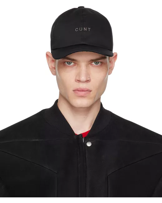 Rick Owens Cunty Embroidered Baseball Cap