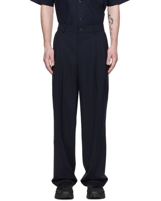 Norse Projects Navy Benn Trousers