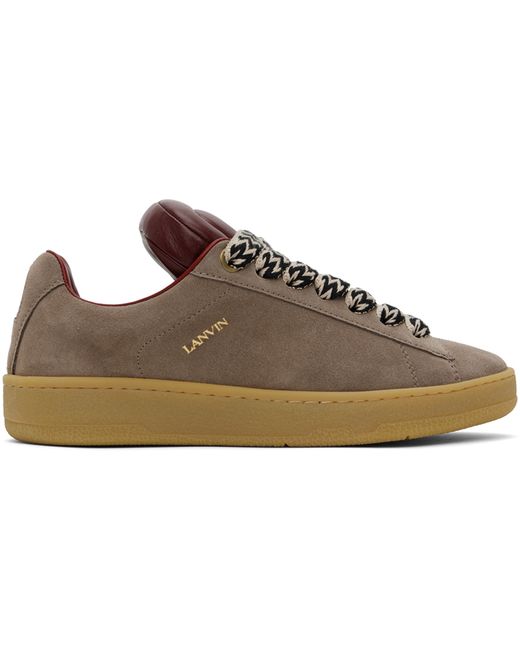 Lanvin Taupe Future Edition Hyper Curb Sneakers