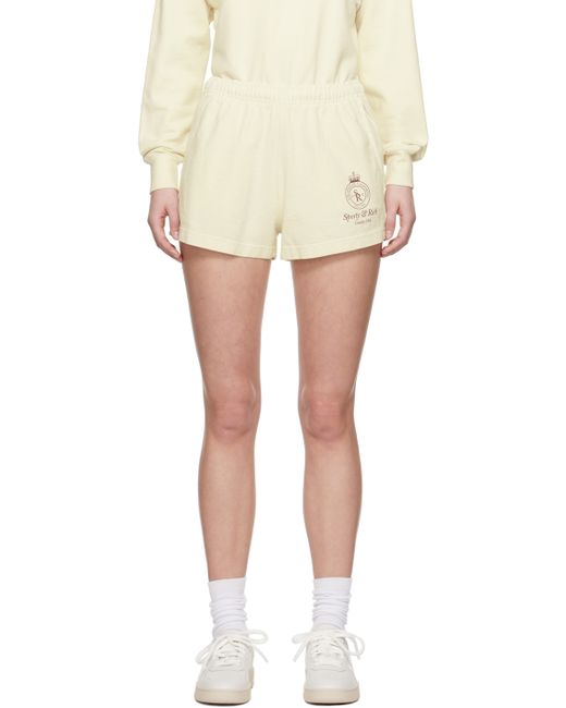 Sporty & Rich Off Crown Shorts
