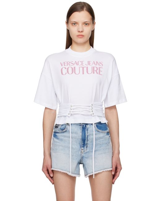 Versace Jeans Couture Lace-Up T-Shirt