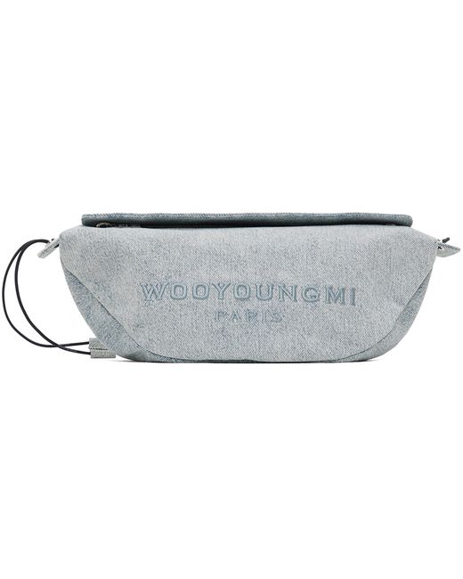 Wooyoungmi Sling Logo Denim Bag