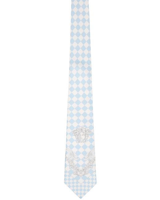 Versace White Shovel Tie