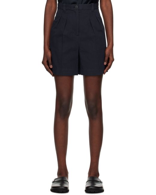A.P.C. . Navy Nola Shorts