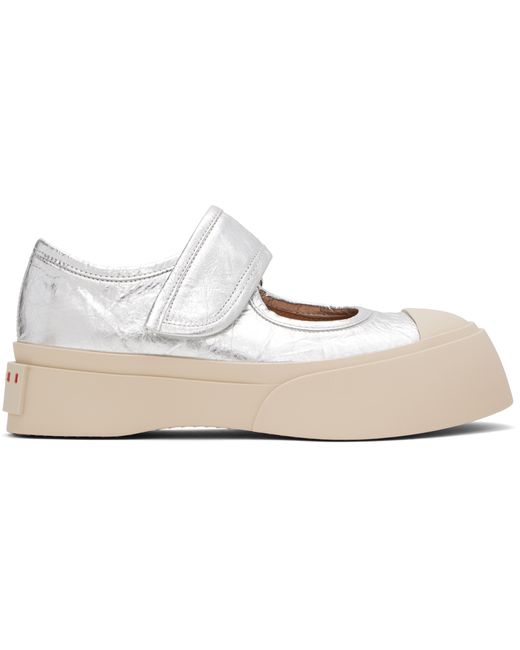 Marni Leather Mary Jane Sneakers