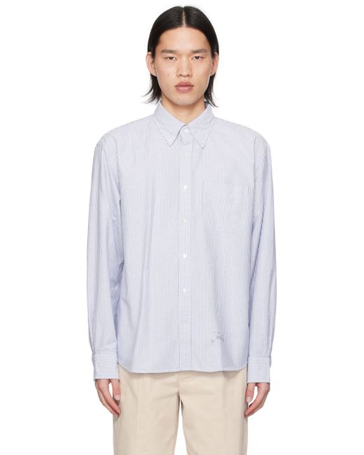 Gant 240 Mulberry Street White Striped Shirt