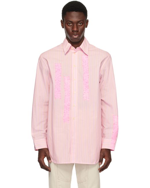 Edward Cuming Pink Striped Shirt