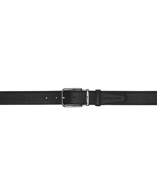 Emporio Armani Pebbled Leather Reversible Belt