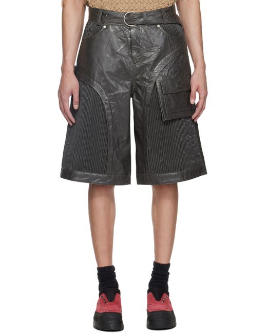 Andersson Bell Sunbird Faux-Leather Shorts