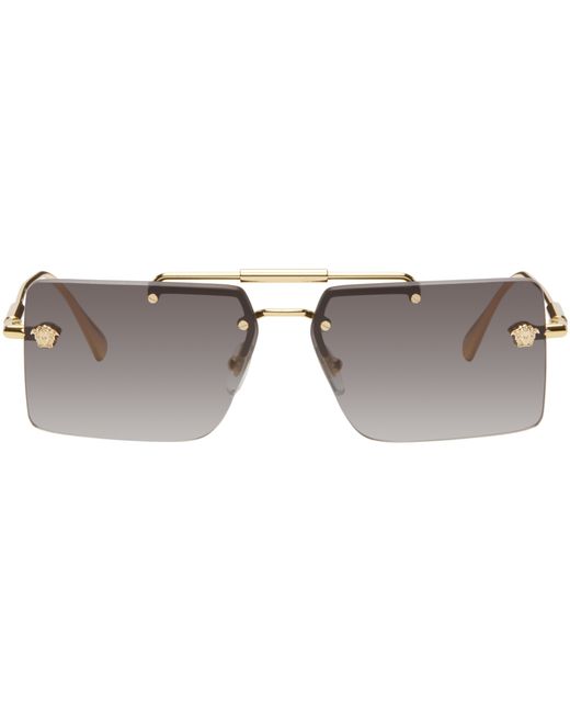 Versace Gold Medusa Sunglasses