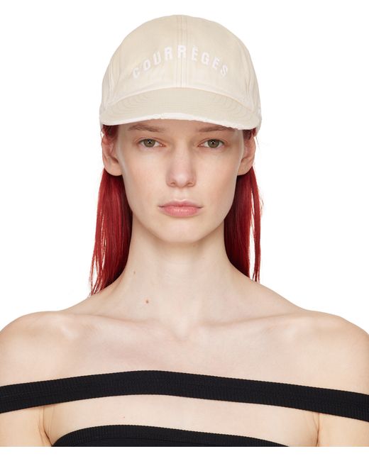 Courrèges AC Embroidered Washed Cap
