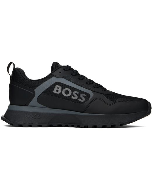 Boss Mixed Material Sneakers