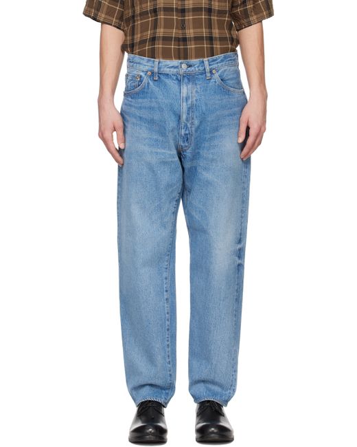 Kaptain Sunshine Indigo Five-Pocket Jeans