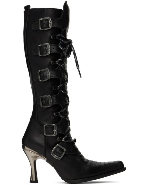 Vetements New Rock Edition Moto Lace-Up Boots
