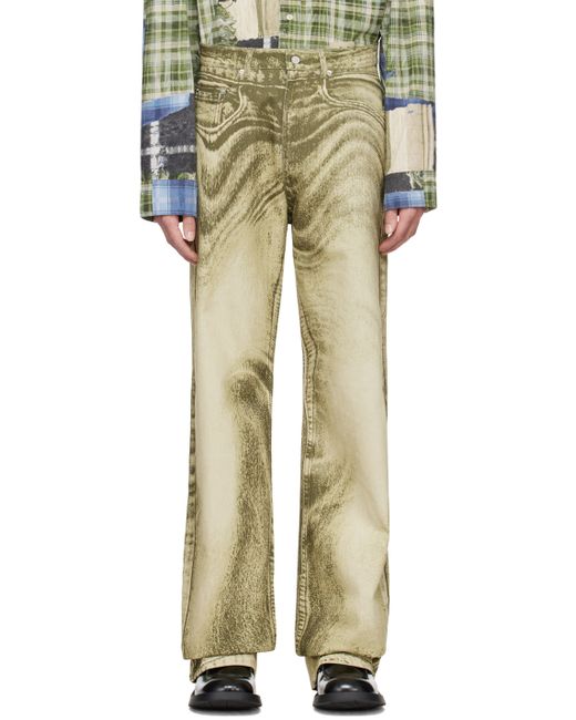 CamperLab Khaki Printed Jeans