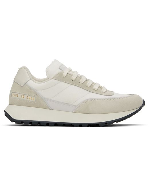 Common Projects Beige Track Classic Sneakers