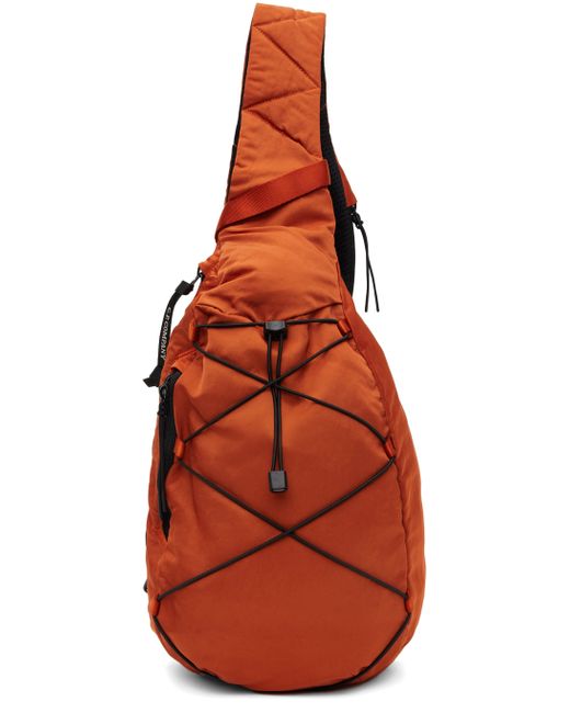 CP Company Orange Nylon B Crossbody Bag