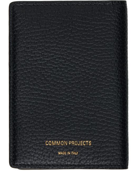 Common Projects Black Folio Wallet