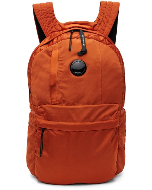 CP Company Orange Nylon B Backpack