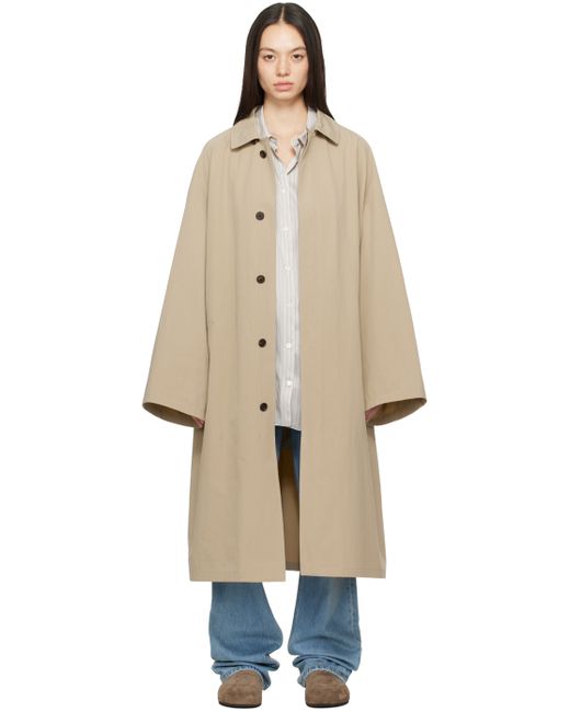 The Row Taupe Flemming Trench Coat