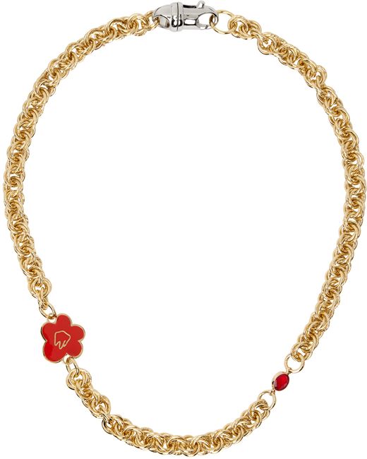 In Gold We Trust Paris Flower Necklace