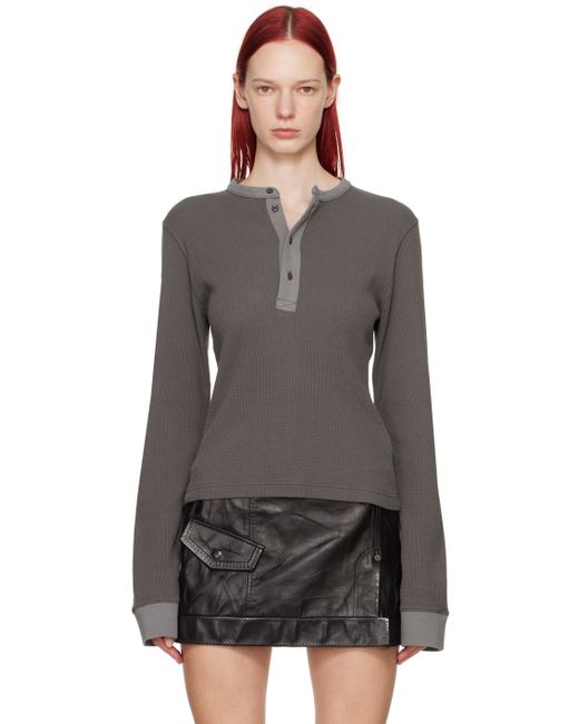 Acne Studios Fitted Long Sleeve T-Shirt