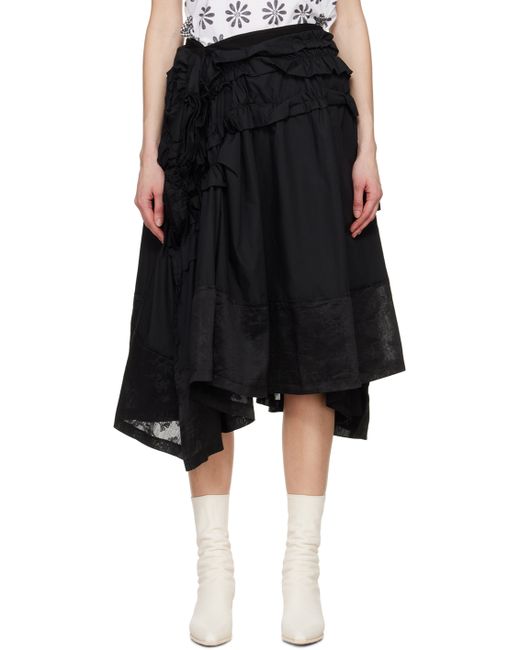 Tao Comme Des Garçons Ruffled Midi Skirt