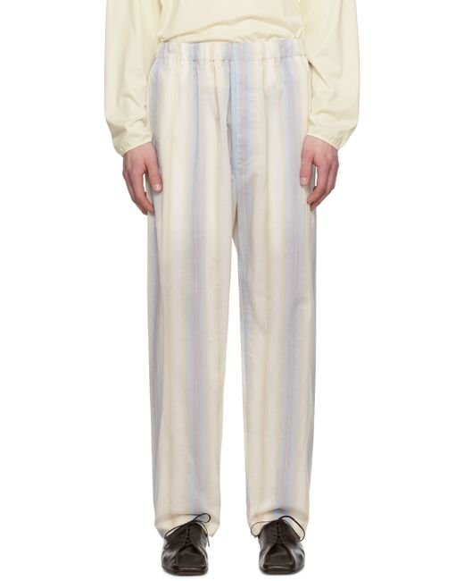 Lemaire Beige Relaxed Trousers