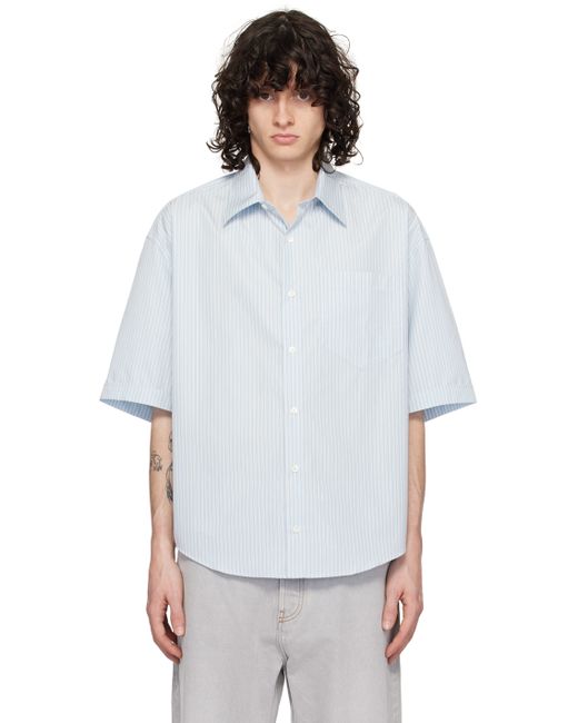 AMI Alexandre Mattiussi Off-White Stripe Shirt