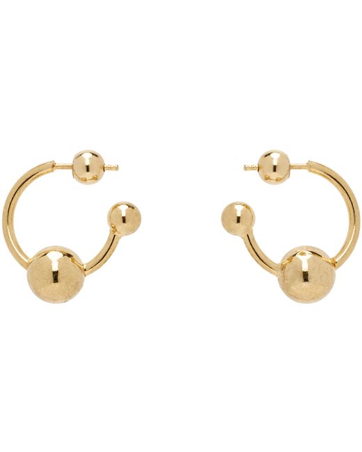 Jean Paul Gaultier Gold Piercing Earrings