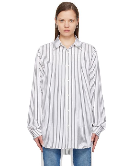 Jean Paul Gaultier Black Striped Shirt