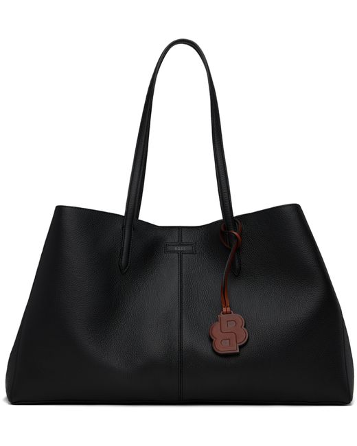 Boss Grained Leather Shopper Tote